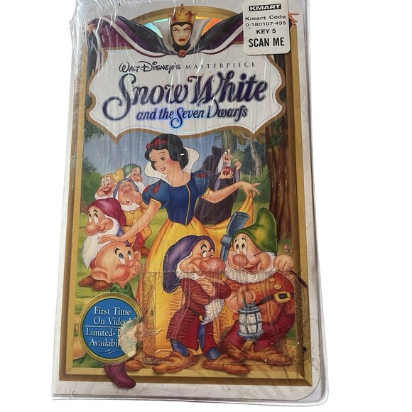 Disney VHS Tapes Factory Sealed Snow White And Sleeping Beauty Lot Of 2 - Picture 3 of 5